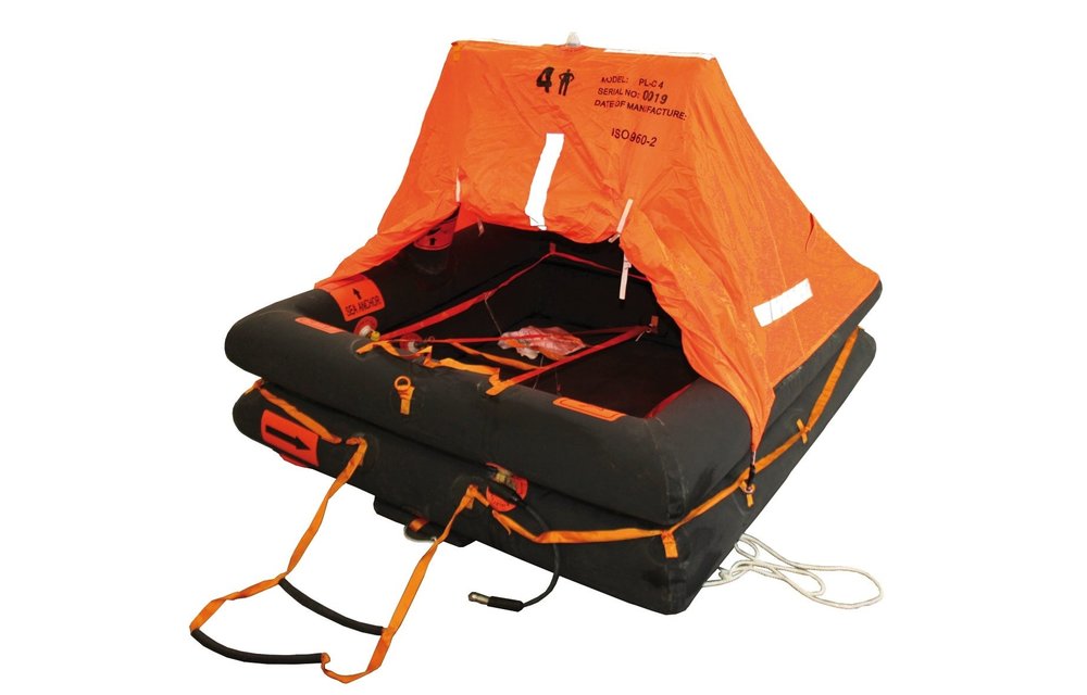 Allpa Coastal Reddingsvlot ISO 9650-2 4-persoons in container