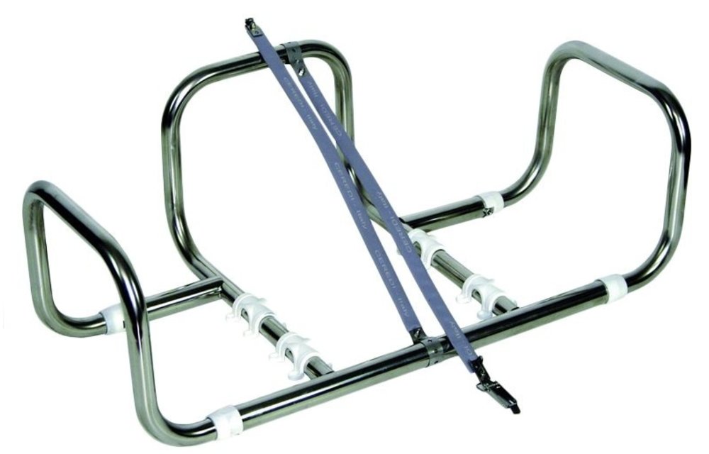 Allpa RVS houder  telescopisch voor ISO 9650-1  180x400x670/870mm