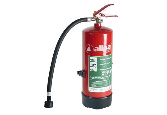 Allpa Ecocold Sproeischuimblusser 6l  Ø160mm  H=415mm (560mm incl. handel) (brandklasse A + B + F)