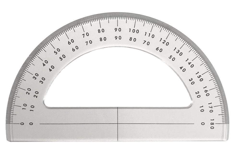 Allpa Plexiglas Goniometer 180° L= 150mm