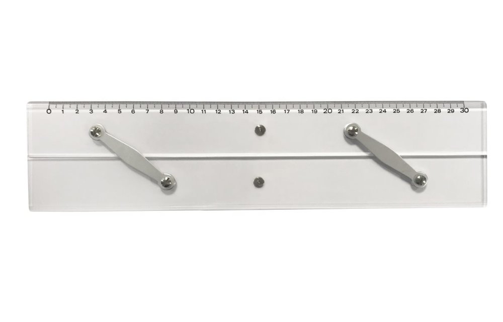 Allpa Plexiglas parallel lineaal L=300mm