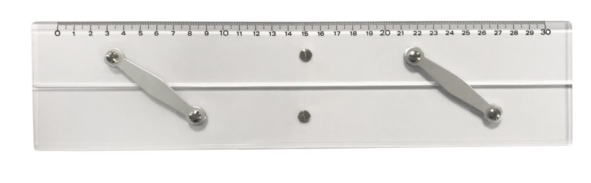 Allpa Plexiglas parallel lineaal  L=300mm