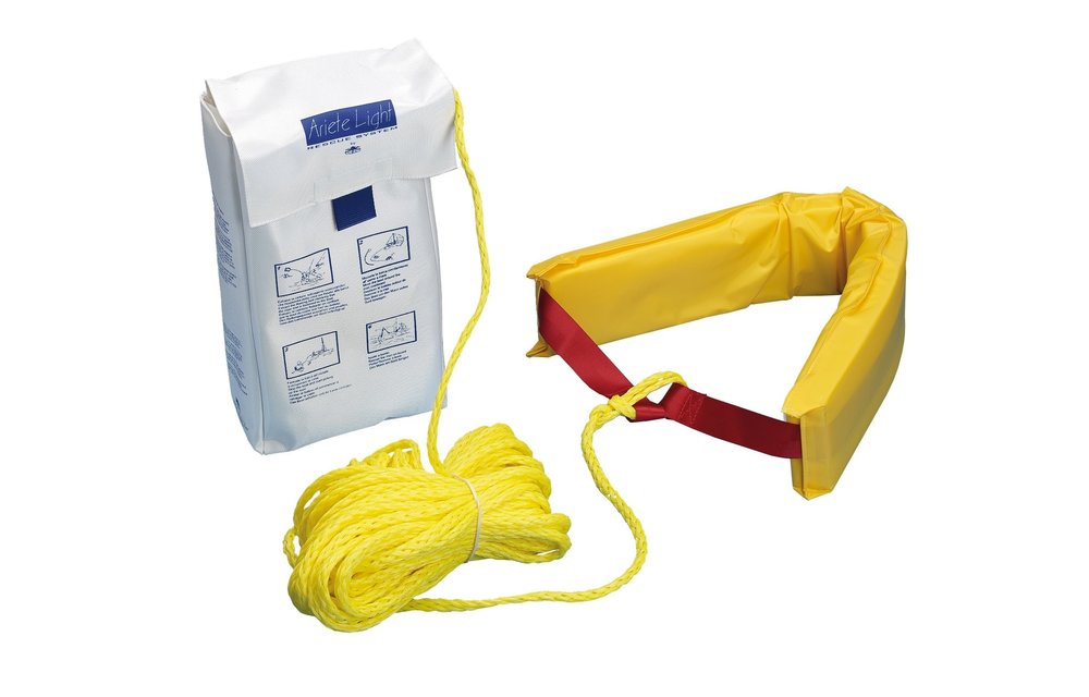 Allpa Reddingssysteem Man-Overboard  met bevestiging en drijvende lijn Ø8mm  L=30m (BL 400kg)
