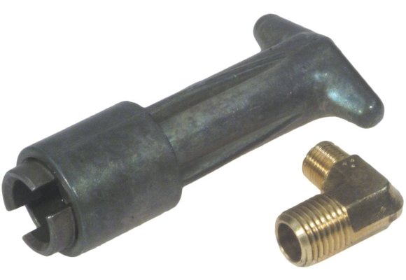 Sierra Brandstoftankadapter met 90º fitting  1/4NPT  Mariner / Mercury  female