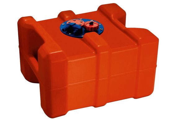 Allpa Brandstoftank kunststof 40L met flensplaat en handvatten