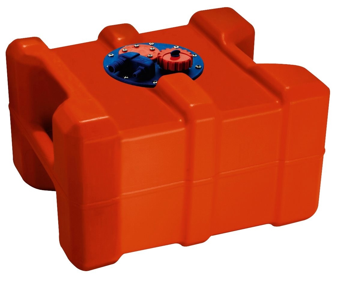 Allpa Brandstoftank kunststof 40L met flensplaat en handvatten