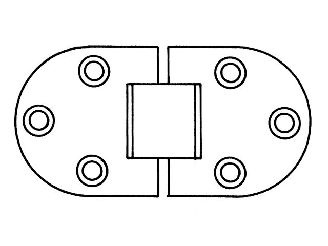 RVS scharnier voor de boot