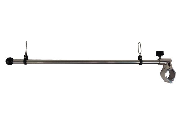 Allpa RVS vlaggenstok L=450mm voor montage op railing 25mm