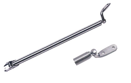 Allpa RVS Luikuitzetter met veer Ø10 6mm L=220mm