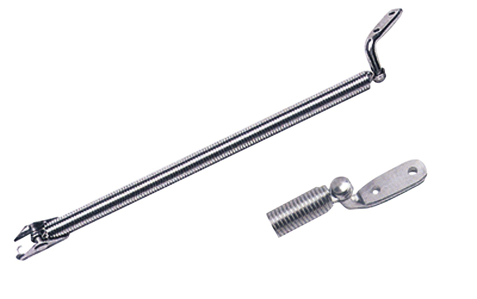 Allpa RVS Luikuitzetter met veer Ø10 6mm L=220mm
