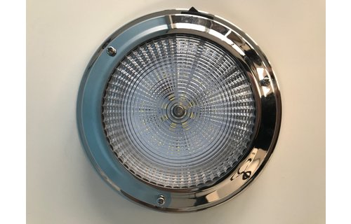 Allpa RVS LED-plafondlamp  opbouw  12V/1 7W  LED 20x5Ø  H39mm  cool white