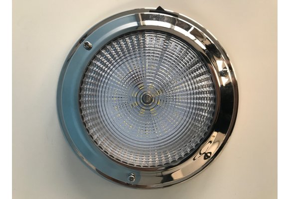 Allpa RVS LED-plafondlamp  opbouw  12V/1 7W  LED 20x5Ø  H39mm  cool white