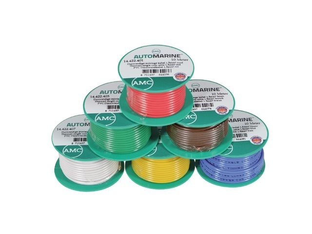 Automarine Dunwandige koper montagekabel | 1.5mm x 10 meter