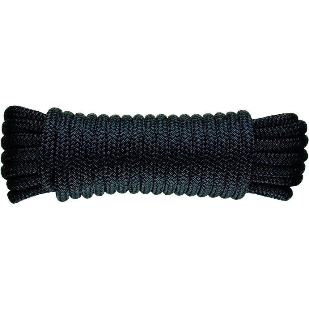 Landvast Deluxe met ingesplitst oog zwart