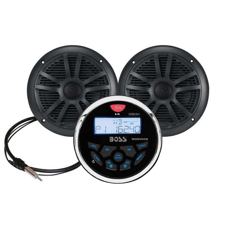 Boss MCKGB350 radio SET | Zwarte speakers