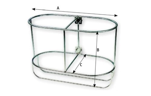 RVS fenderhouder recht