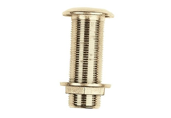 huiddoorvoer messing lang