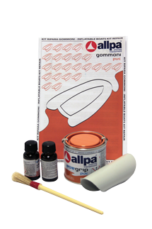 Lijmset 2 componenten voor de rubberboot. PVC