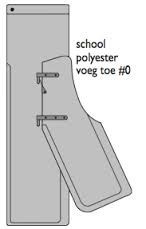 Optiparts - Polyester roerblad en zwaard