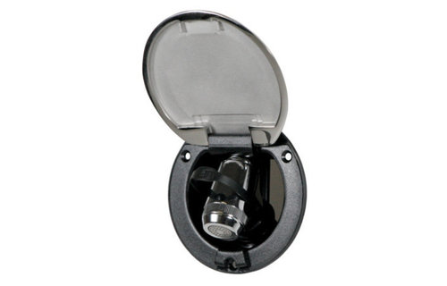 RVS handdouche met inbouwkast