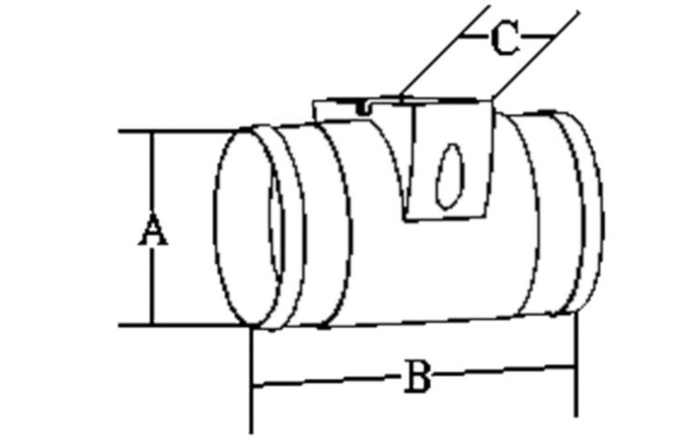 Afzuigventilator voor motorruimtes 12V