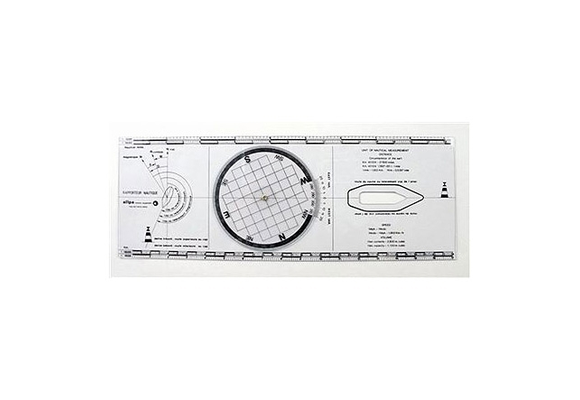 Allpa Plexiglas Bretonse Plotter koerslineaal