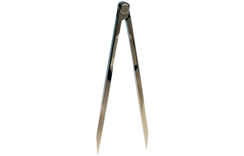 Allpa Aluminium kaartpasser  L=180mm  met etui