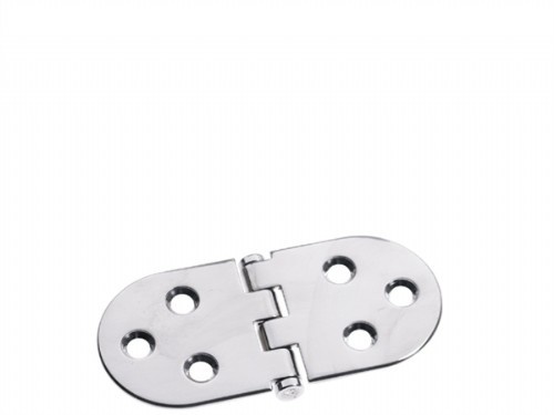 Roca vlakscharnier rond RVS 130 x 60 mm schroef 448029