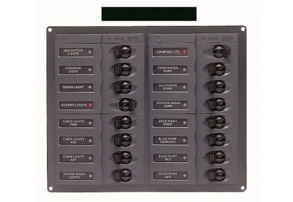 Bep Schakelpaneel - 16 Schakelaars/12v