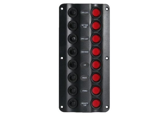 Schakelpaneel wave 8 schakelaars 12V