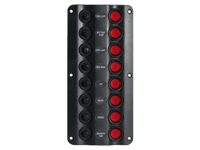 Schakelpaneel wave 8 schakelaars 12V