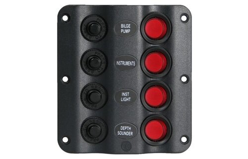 Schakelpaneel wave 4 schakelaars 12V