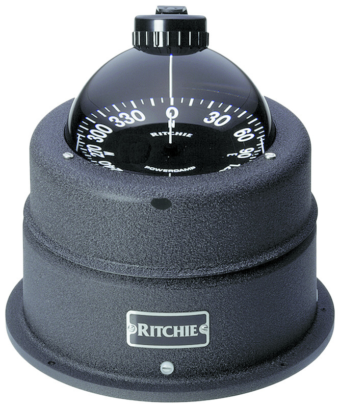 Ritchie kompas model Globemaster C-453  12/24/32V  opbouwkompas  roos Ø127mm / 2 of 5º  chrome