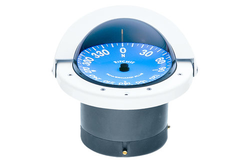 Ritchie Kompas model Supersport SS-2000W  12V  inbouwkompas  roos Ø114 3mm / 5º  wit