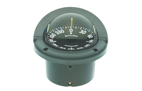 Ritchie Kompas model Helmsman  HF-742  12V  inbouwkompas  roos Ø95mm / 5º  zwart