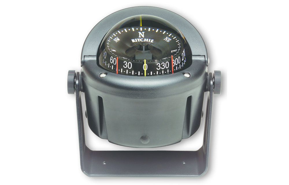 Ritchie Kompas model Helmsman  HD-744  12V  opbouwkompas  roos Ø93 5mm / 5º  zwart