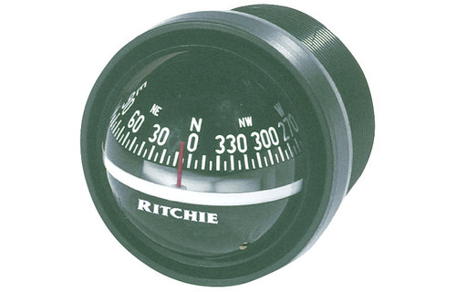 Ritchie Kompas model Explorer V-57.2  12V  dashboardkompas  roos Ø69 9mm / 5º  zwart