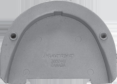 Allpa Zinkanode Volvo Penta sterndrive transom plate for SX-drive (OEM 3855411)