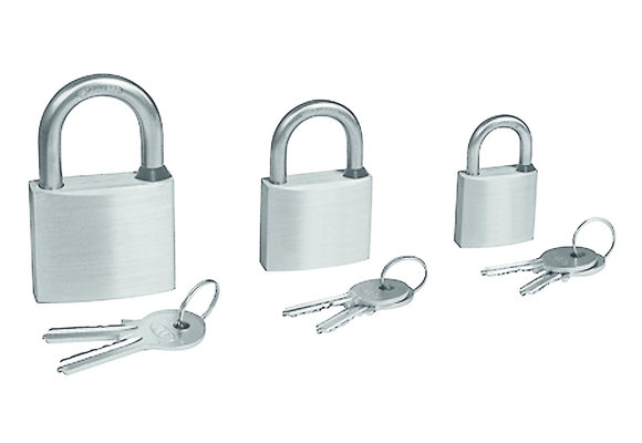 Allpa RVS Hangslot met RVS beugel  afmetingen 40x33mm