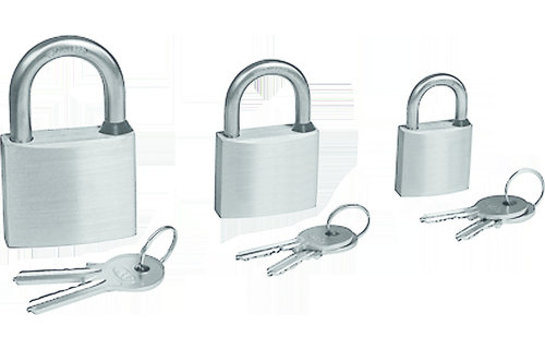 Allpa RVS Hangslot met RVS beugel  afmetingen 40x33mm