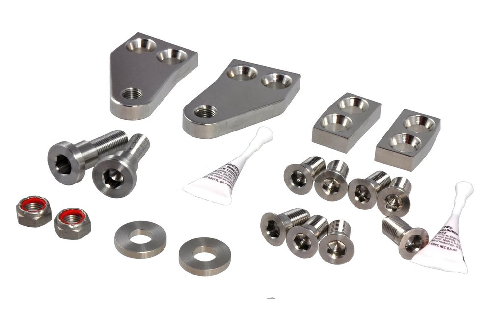 SeaStar Tournament Hardware Kit Twin engine Dual Cylinder With front mount plate