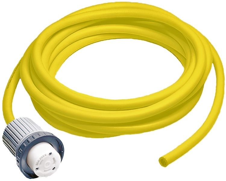 Hubbell NEMA-32A-Walstroomkabel  32A / 230V  met 1-zijdige NEMA vrouwelijke stekker  15 2m (50')