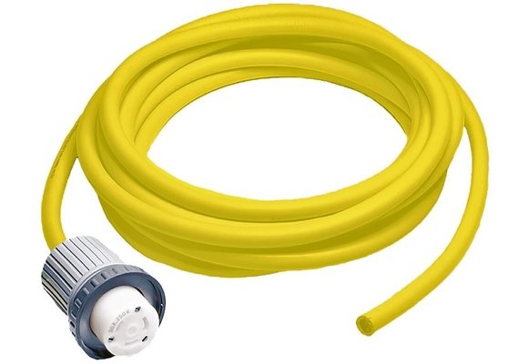 Hubbell -16A-Walstroomkabel  16A / 230V  met 1-zijdige NEMA vrouwelijke stekker  7.6m