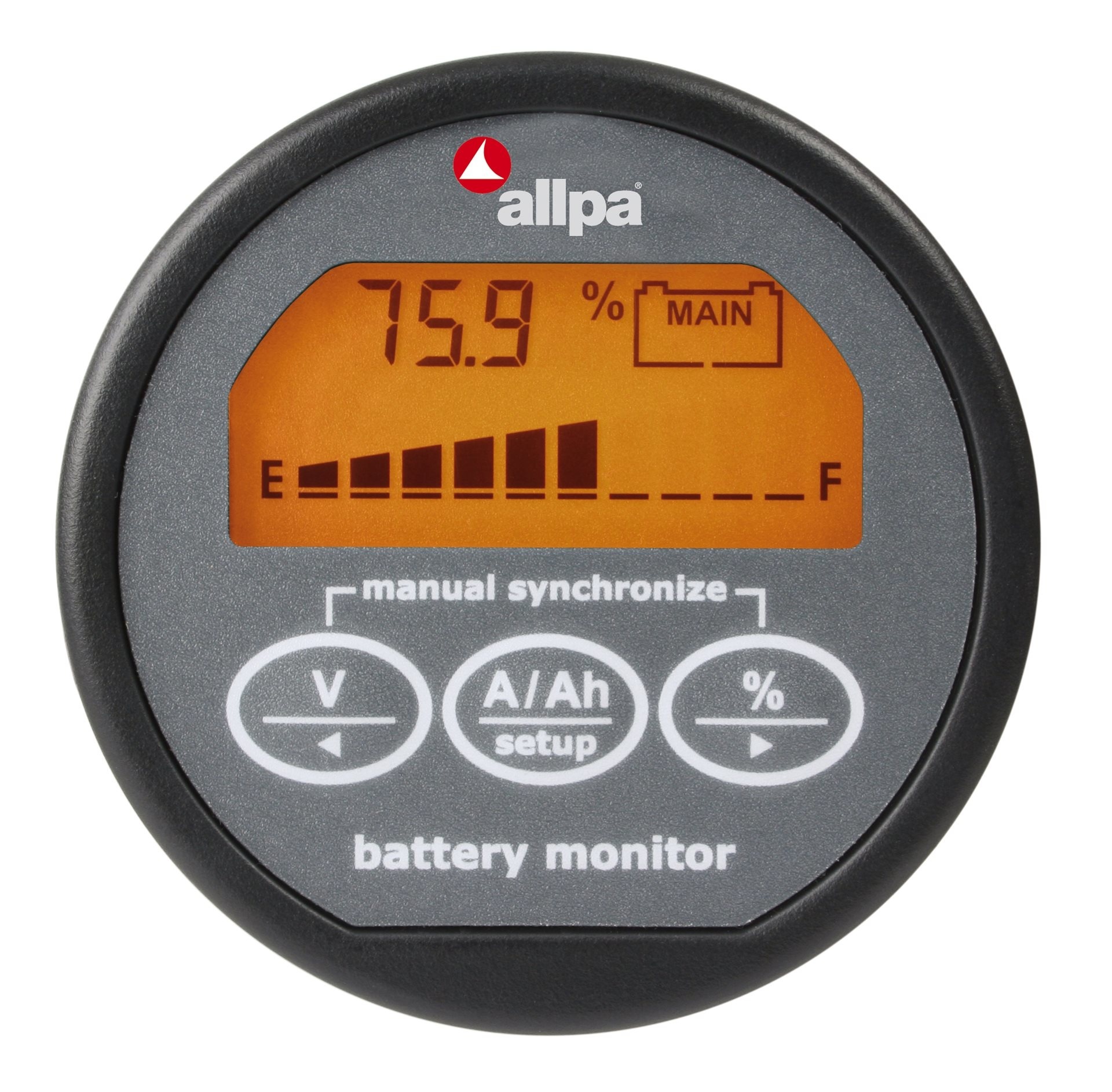 Allpa E-xpert Lite precisie accu monitor 0-35V laadstroom 0-100A ontlaadstroom 100-999A