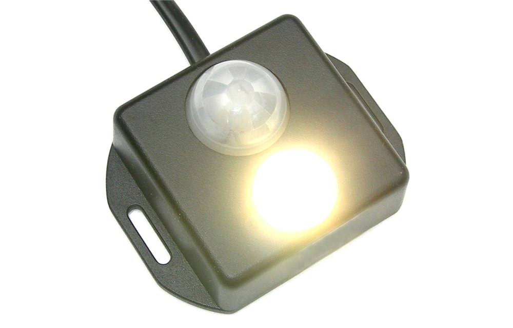 Allpa Brightline Infrarood bewegingsschakelaar PLS-1 PIR DC 12/24V ingebouwde LED-Lamp