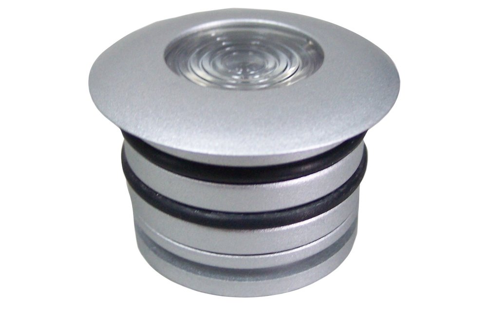 Allpa LED-Plafondverlichting (mini) aluminium huis inbouw 8-30V/3 1W LED 1x 3W H=3 2mm