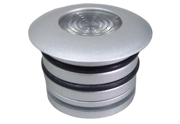 Allpa LED-Plafondverlichting (mini)  aluminium huis  inbouw  8-30V/3 1W  LED 1x 3W  H=3 2mm