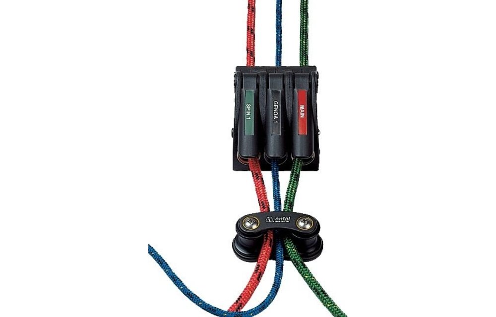 Antal Aluminium 2-schijfs organizer lijn Ø6-11mm breedte 88mm gewicht 0 16kg