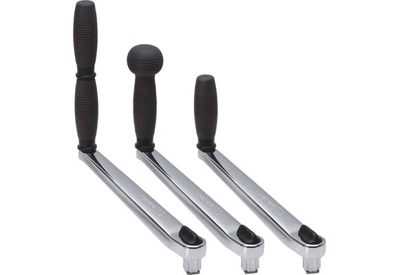 Allpa Verchroomde winchhandel  L=250mm  gewicht 1 53kg  double grip