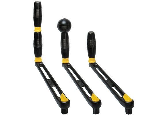 Allpa Aluminium winchhandel  L=250mm  gewicht 0 43kg  lock-in  single grip